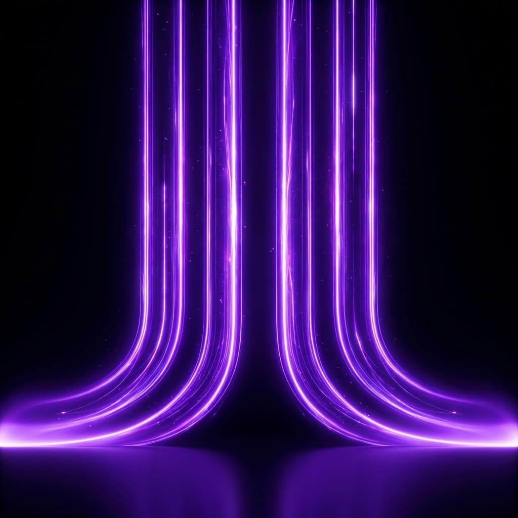 Neon Energy Pillars Background